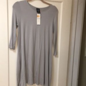 Nwt Agnes & Dora swing tunic small gray pockets